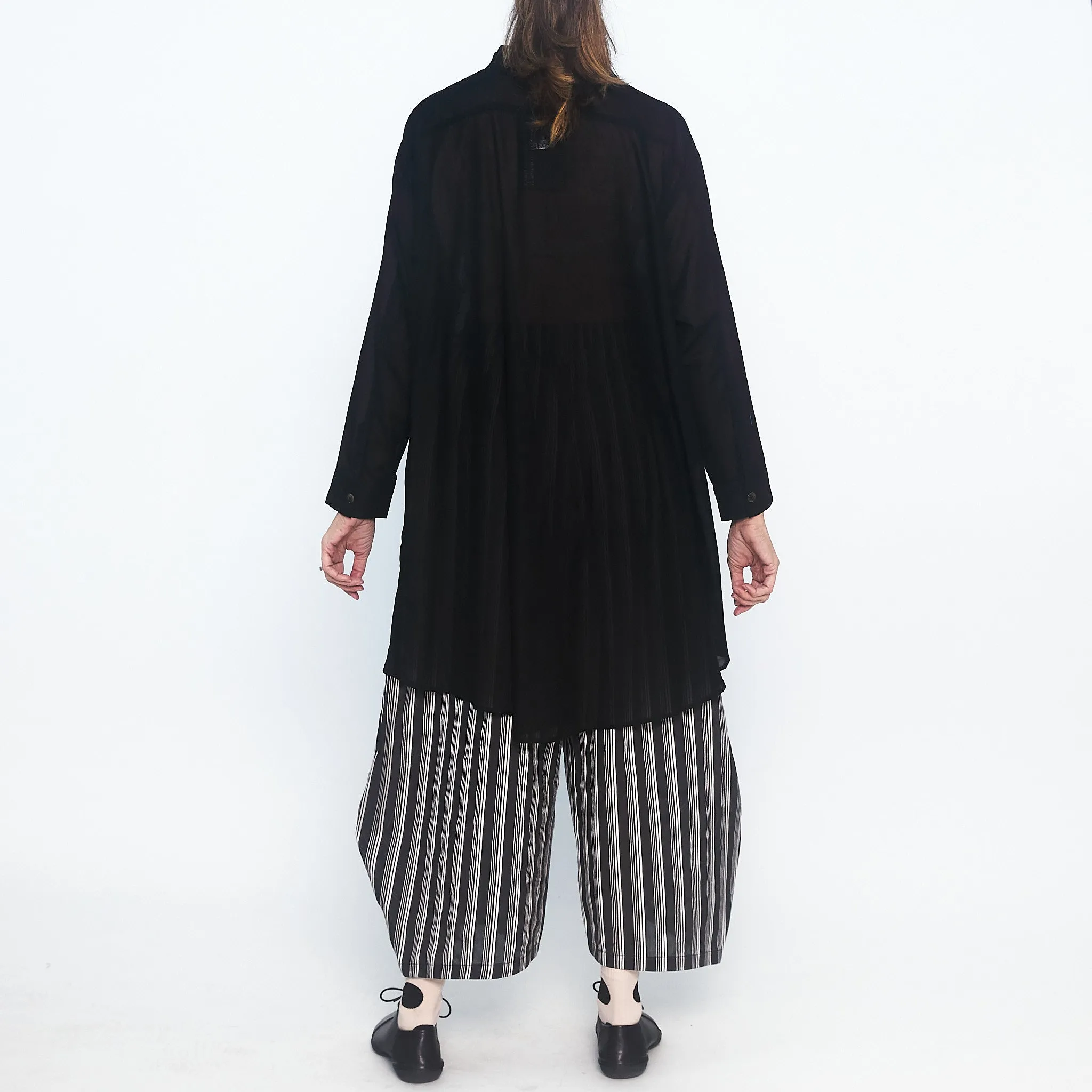 Abstract Print Shirt in Black