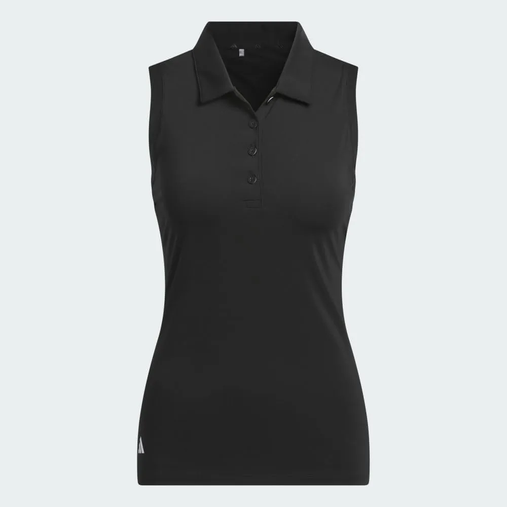 adidas Women's Ultimate365 Solid Sleeveless Polo Shirt