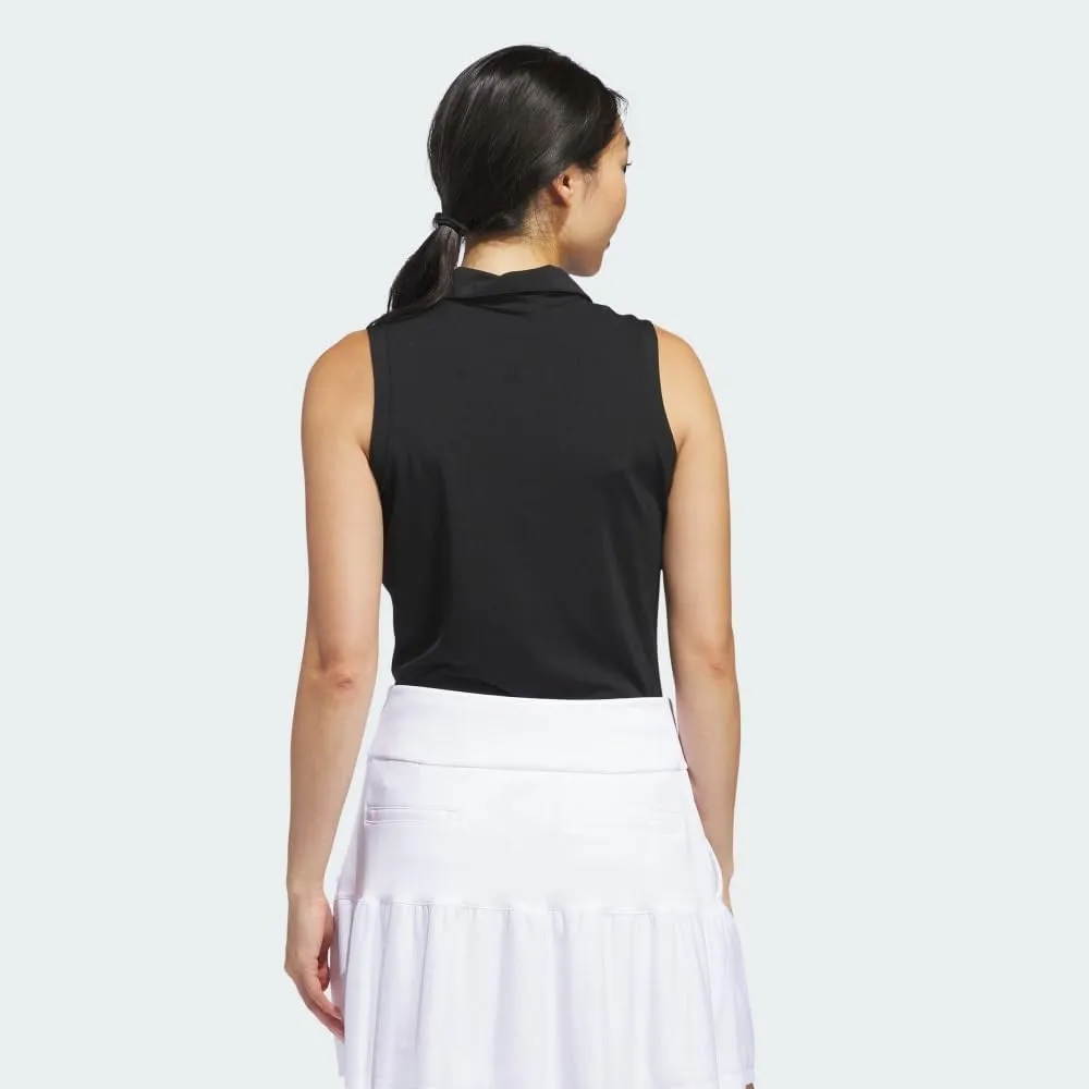 adidas Women's Ultimate365 Solid Sleeveless Polo Shirt
