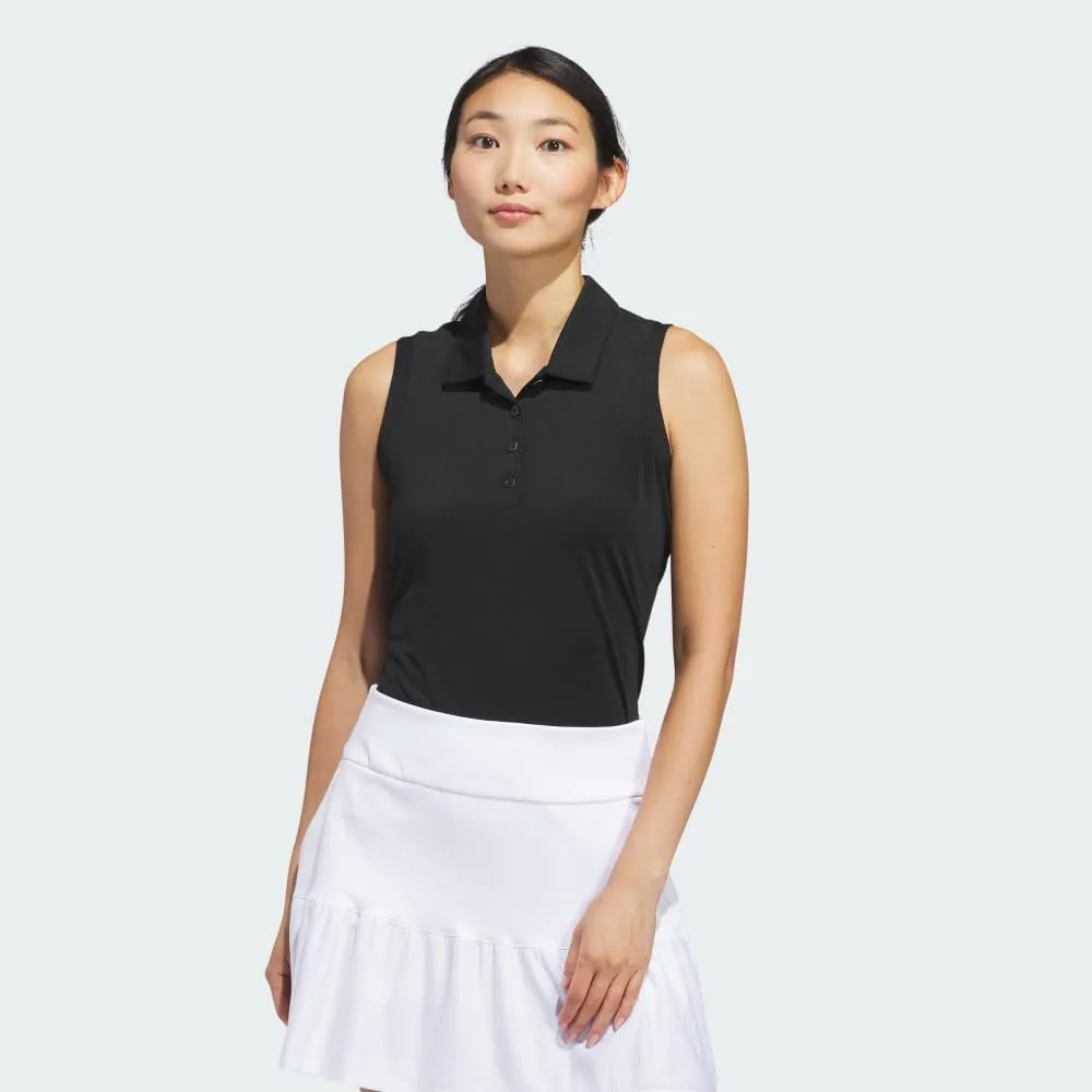 adidas Women's Ultimate365 Solid Sleeveless Polo Shirt