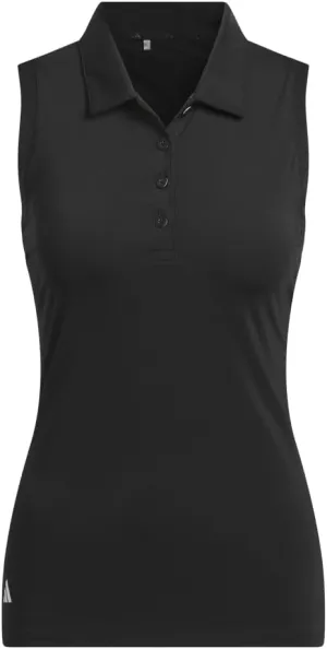 adidas Women's Ultimate365 Solid Sleeveless Polo Shirt