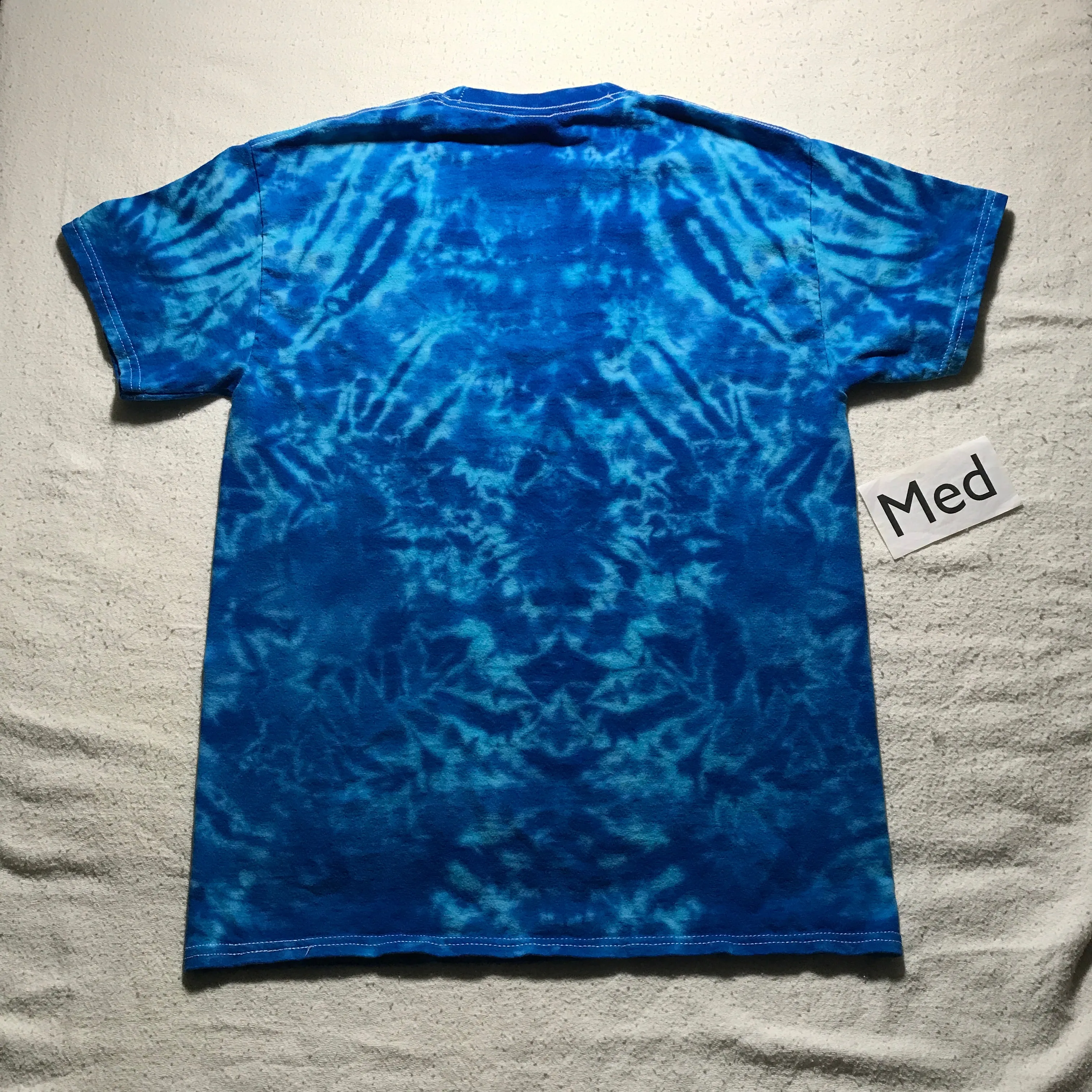 Adult Medium Tie-Dye Rainbow 'Peace Love Joy MrTieDye' Brain Tee