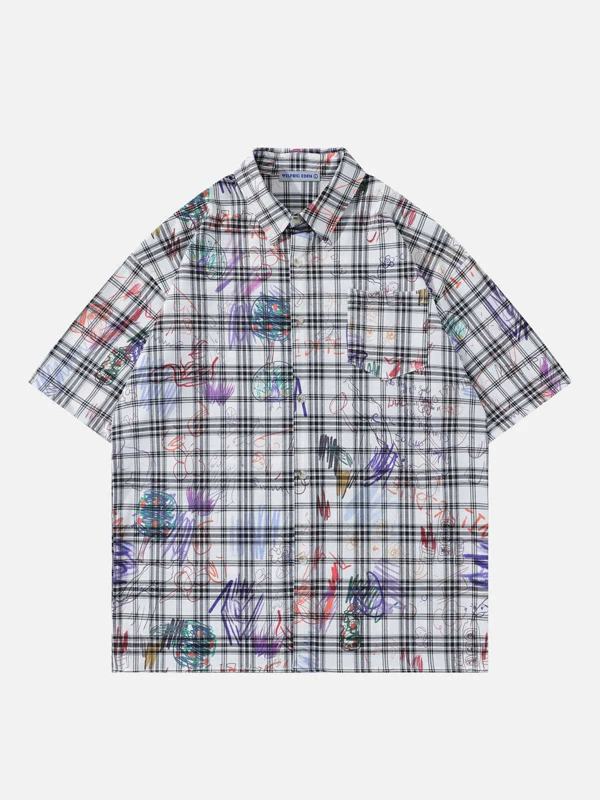 Aelfric Eden Colorful Graffiti Short Sleeve Shirt