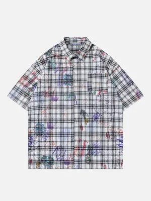 Aelfric Eden Colorful Graffiti Short Sleeve Shirt