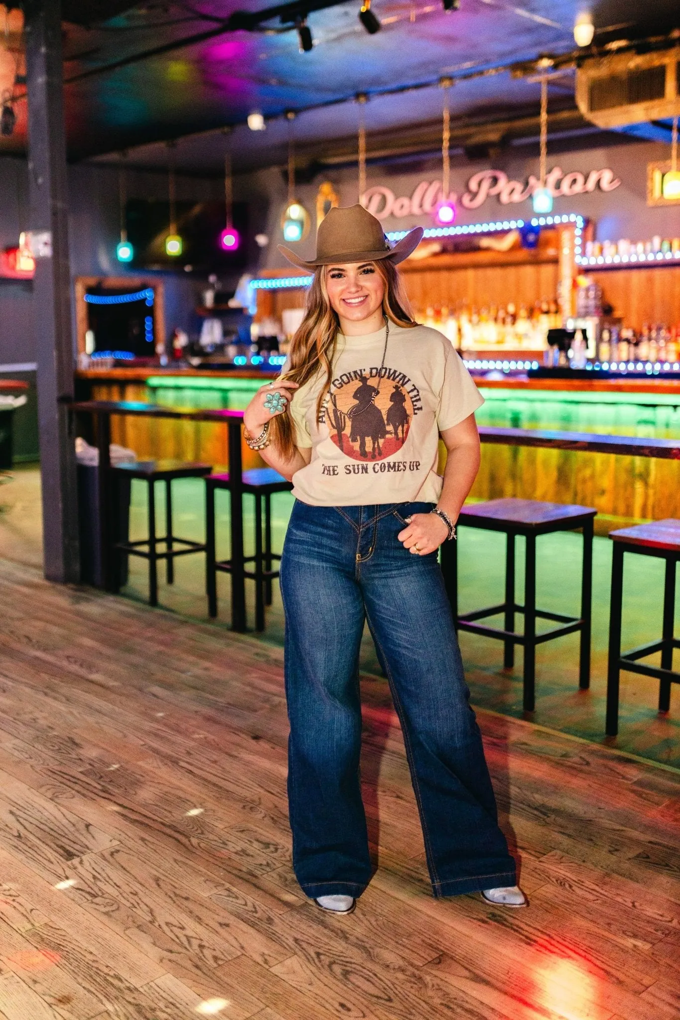 Ain't Going Down Cowboys Graphic Tee
