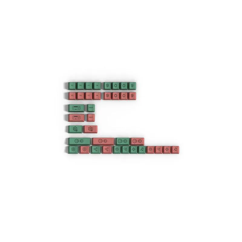 AKKO 9009 Retro R2 Industrial Style Novelty Keycaps OEM 38 KEYS
