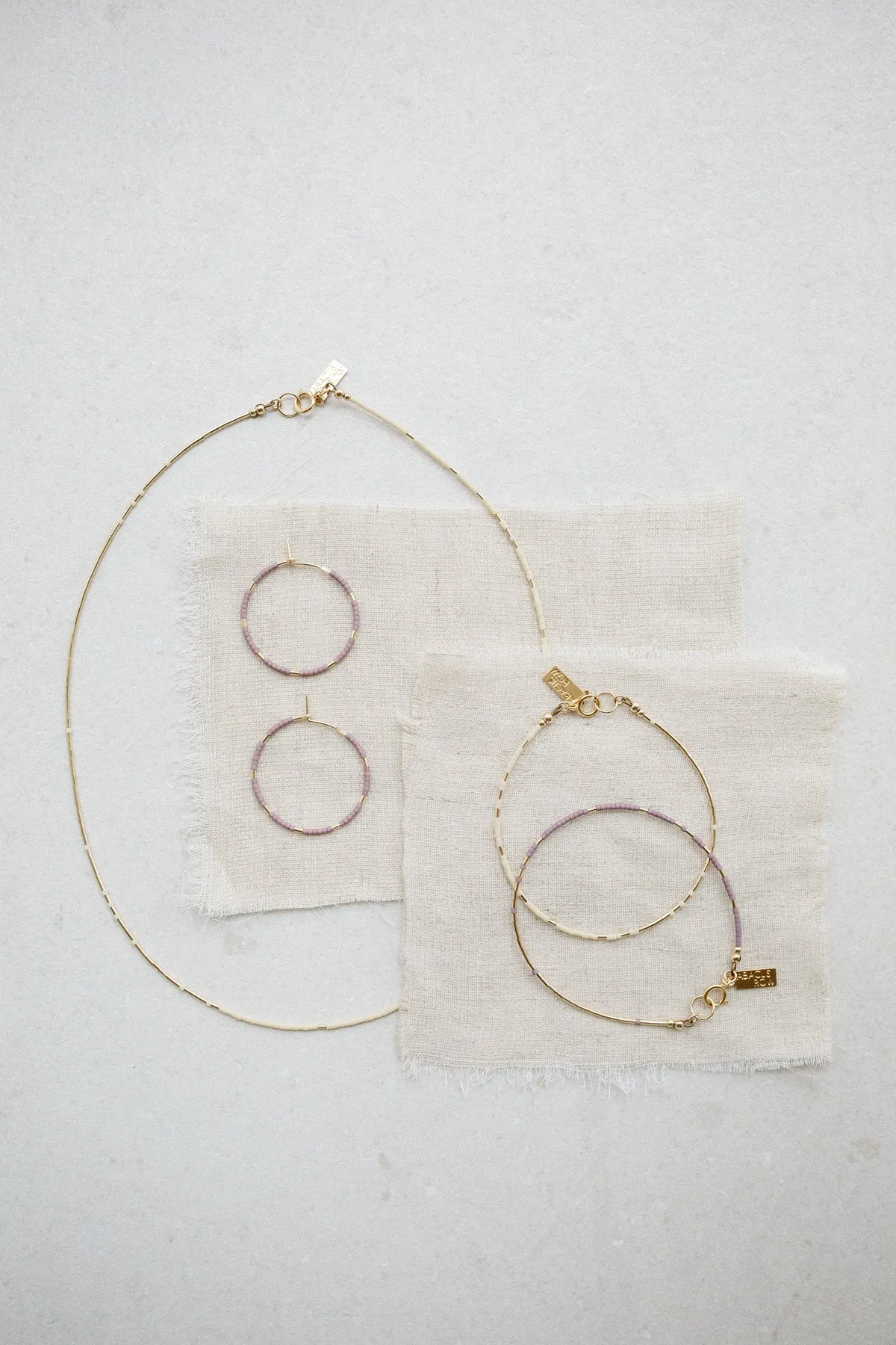 Arche Necklace, Oyster