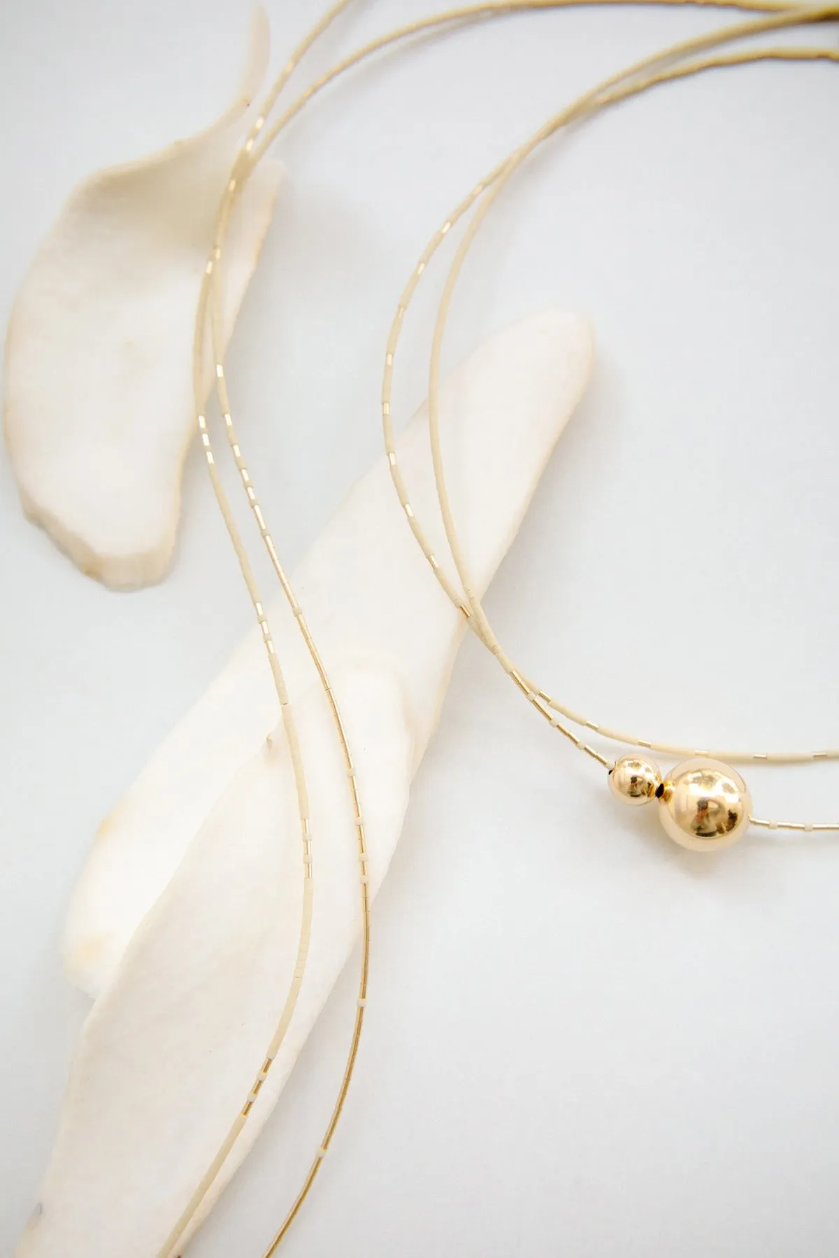 Arche Necklace, Oyster