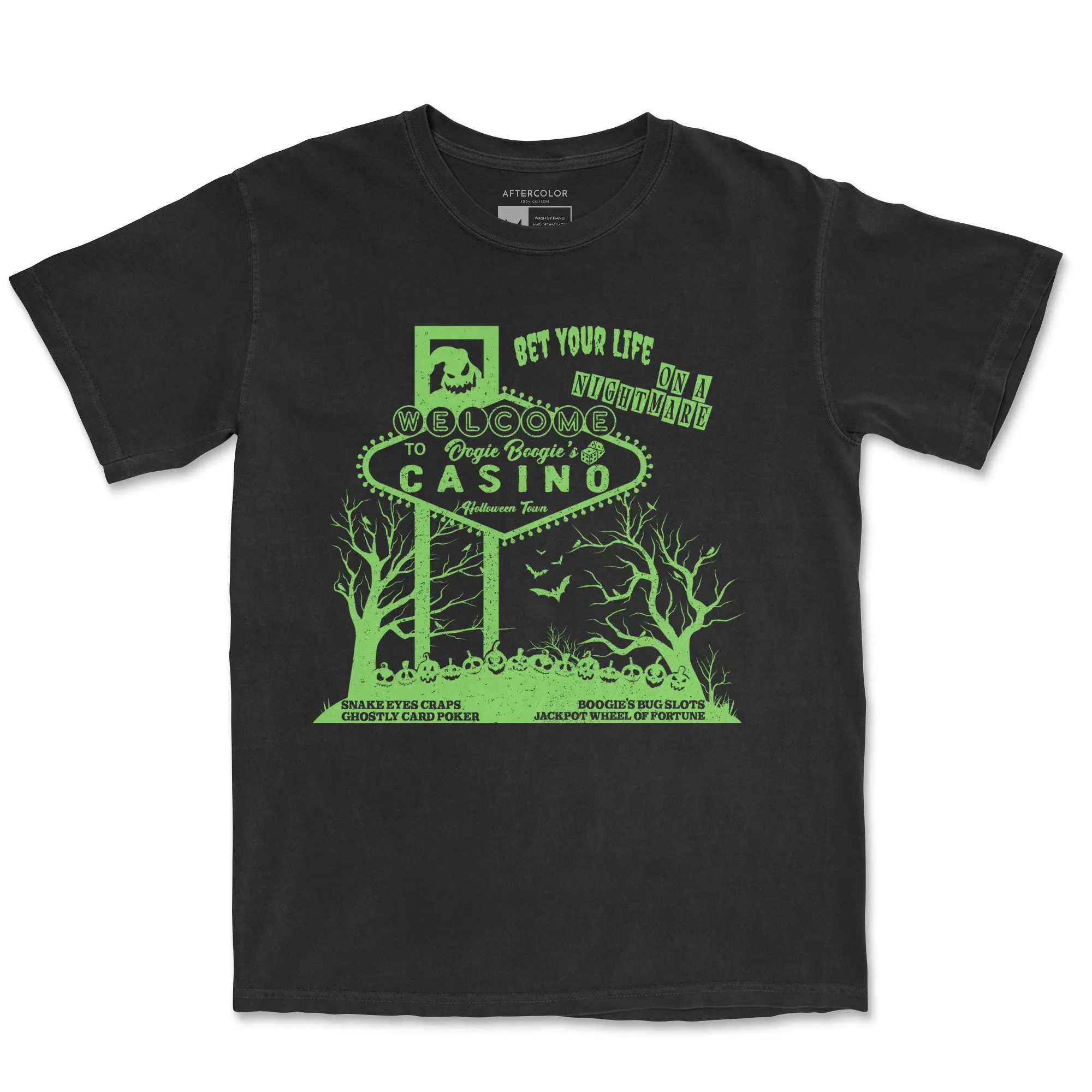 Bet Your Life on a Nightmare Vegas Garment Dyed Tee