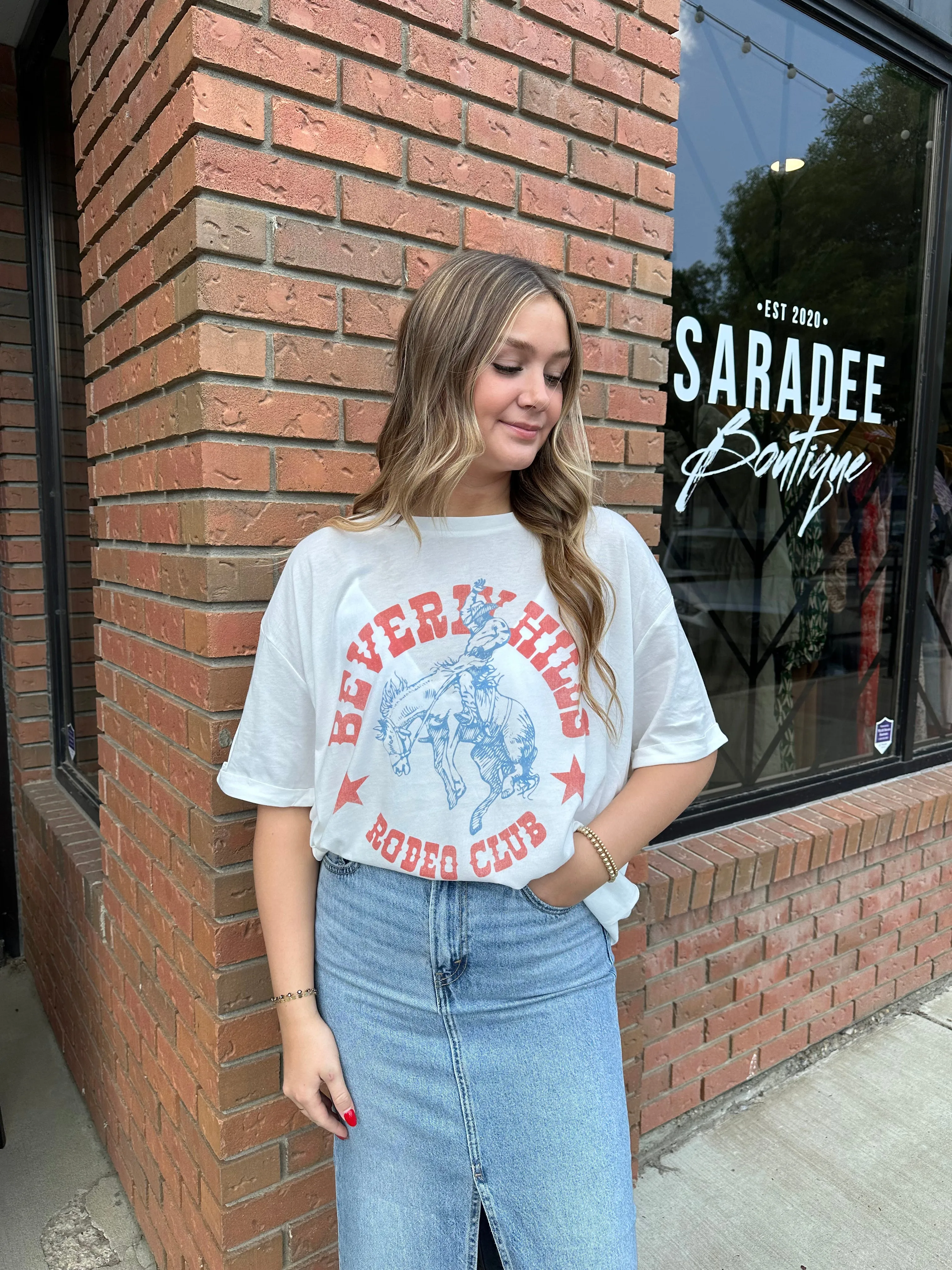 Beverly Hills Rodeo Club Oversized Tee