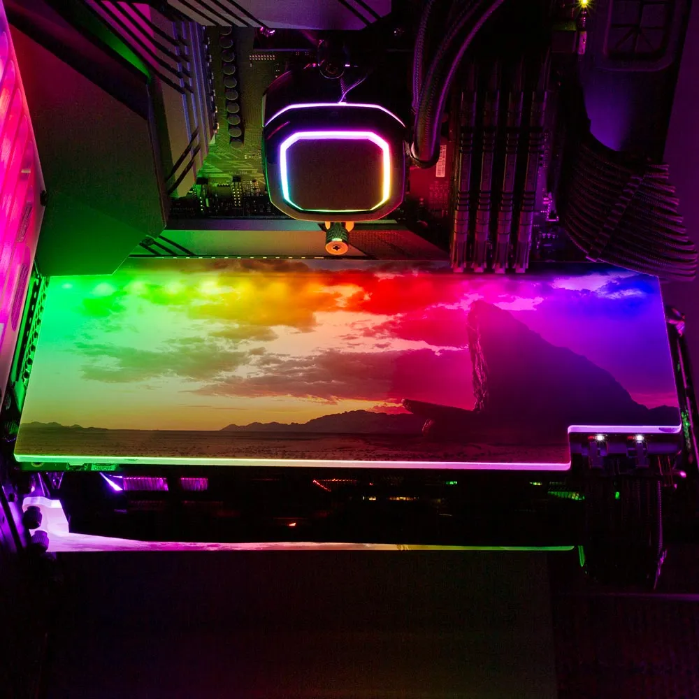 Big Cat Reflection RGB GPU Backplate