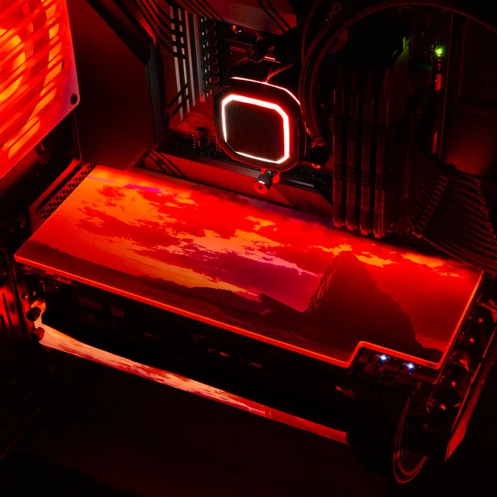 Big Cat Reflection RGB GPU Backplate