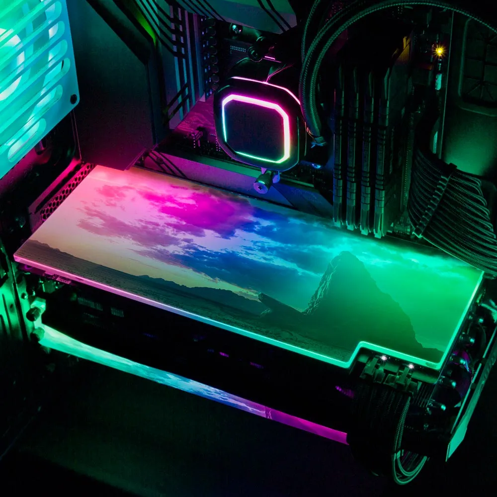 Big Cat Reflection RGB GPU Backplate