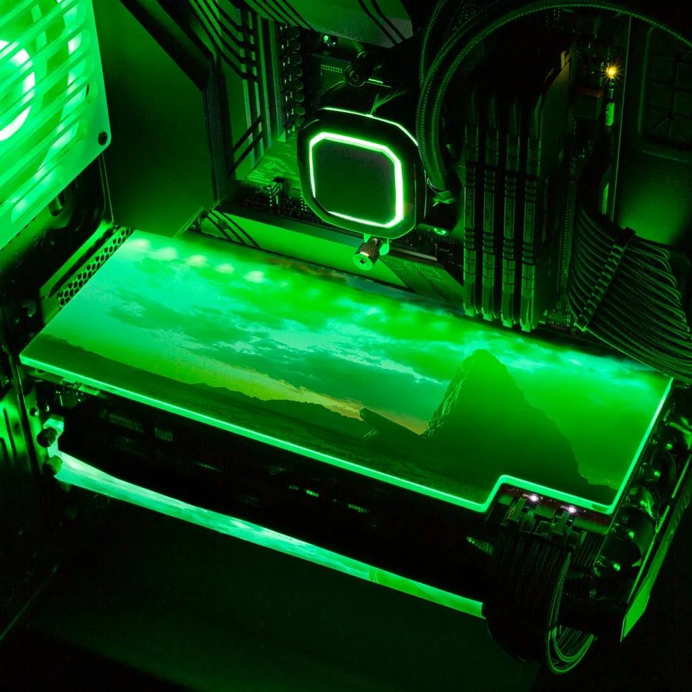 Big Cat Reflection RGB GPU Backplate