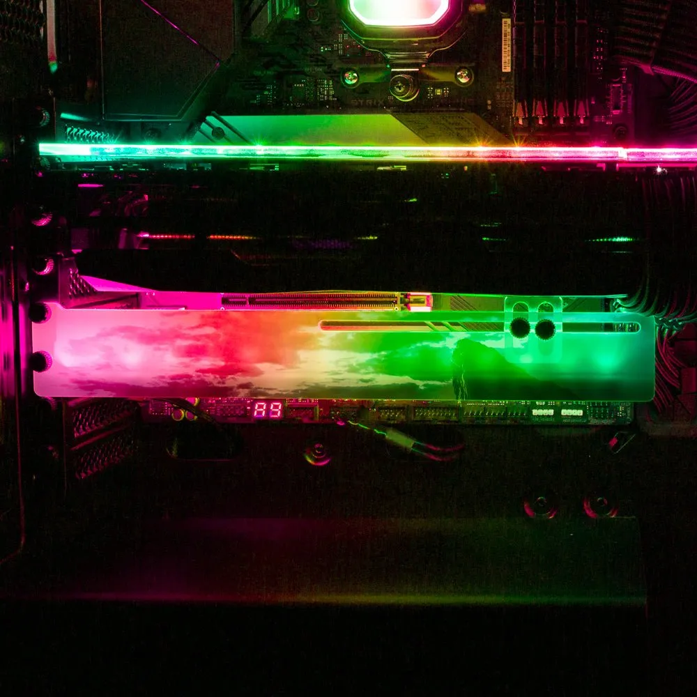 Big Cat Reflection RGB GPU Support Bracket