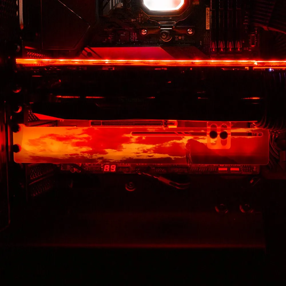 Big Cat Reflection RGB GPU Support Bracket