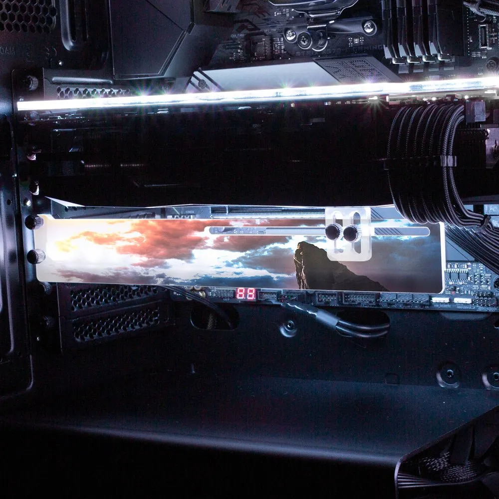 Big Cat Reflection RGB GPU Support Bracket