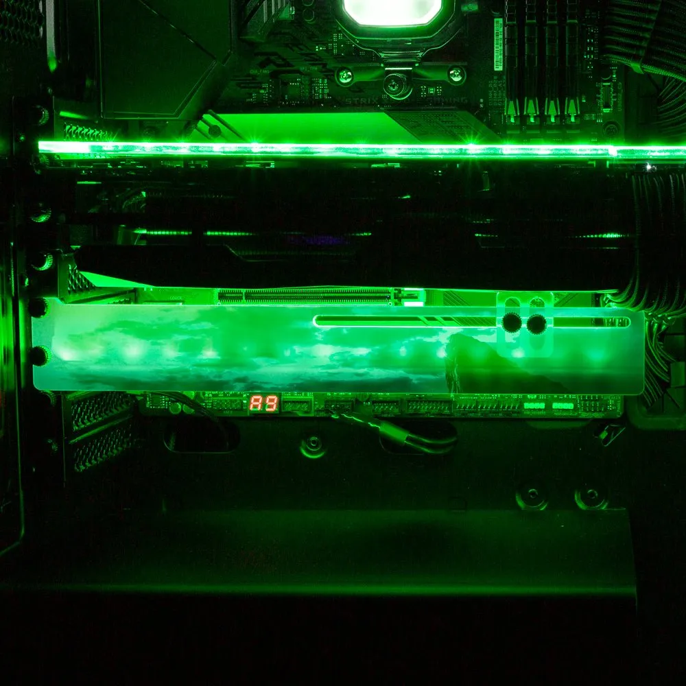 Big Cat Reflection RGB GPU Support Bracket