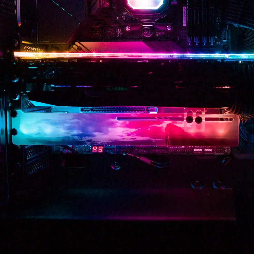 Big Cat Reflection RGB GPU Support Bracket