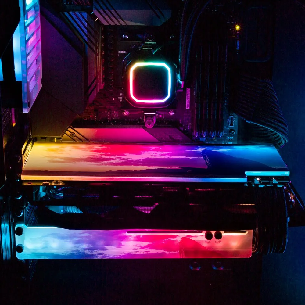Big Cat Reflection RGB GPU Support Bracket