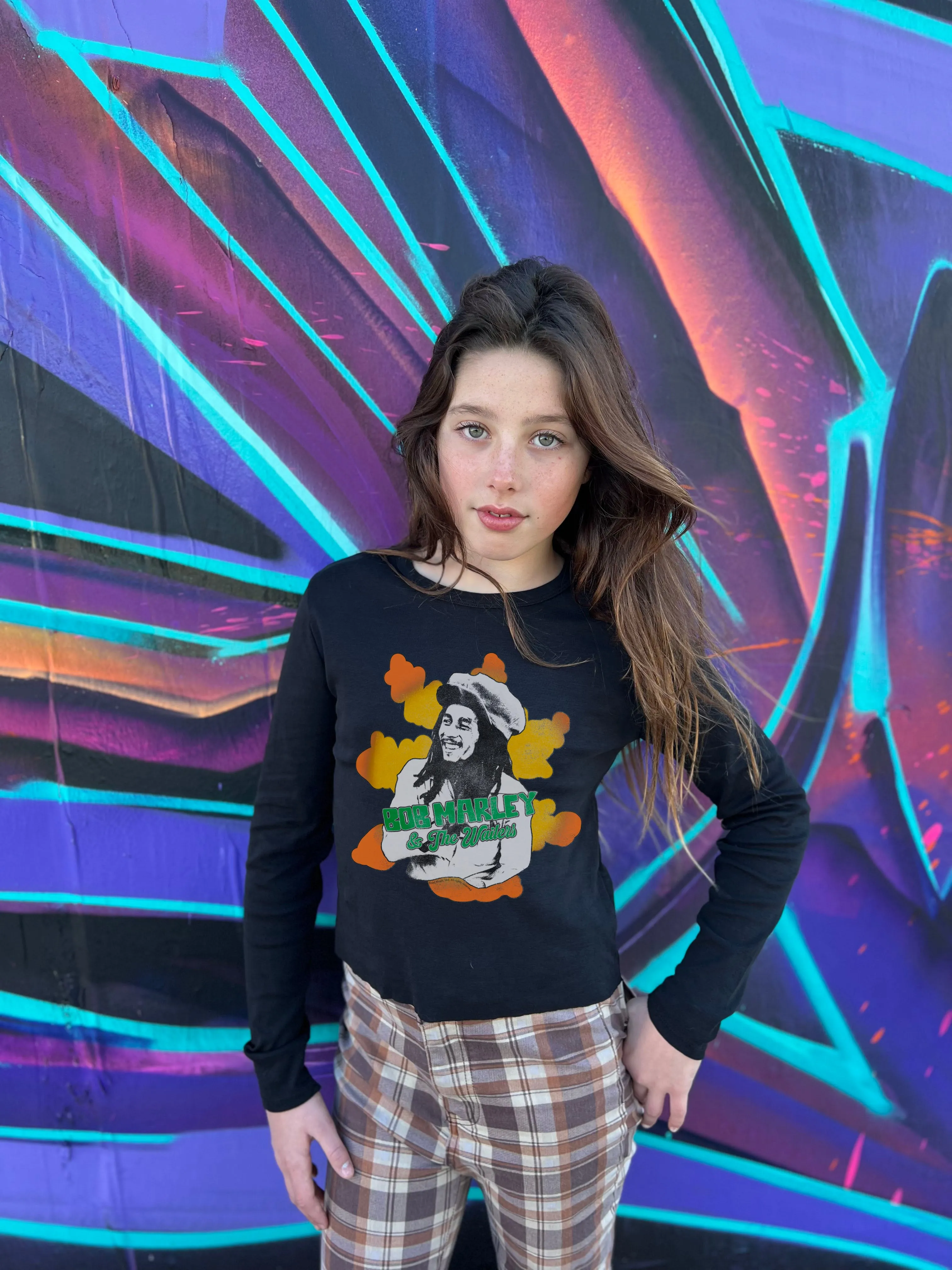 Bob Marley and The Wailers Ribbed Long Sleeve