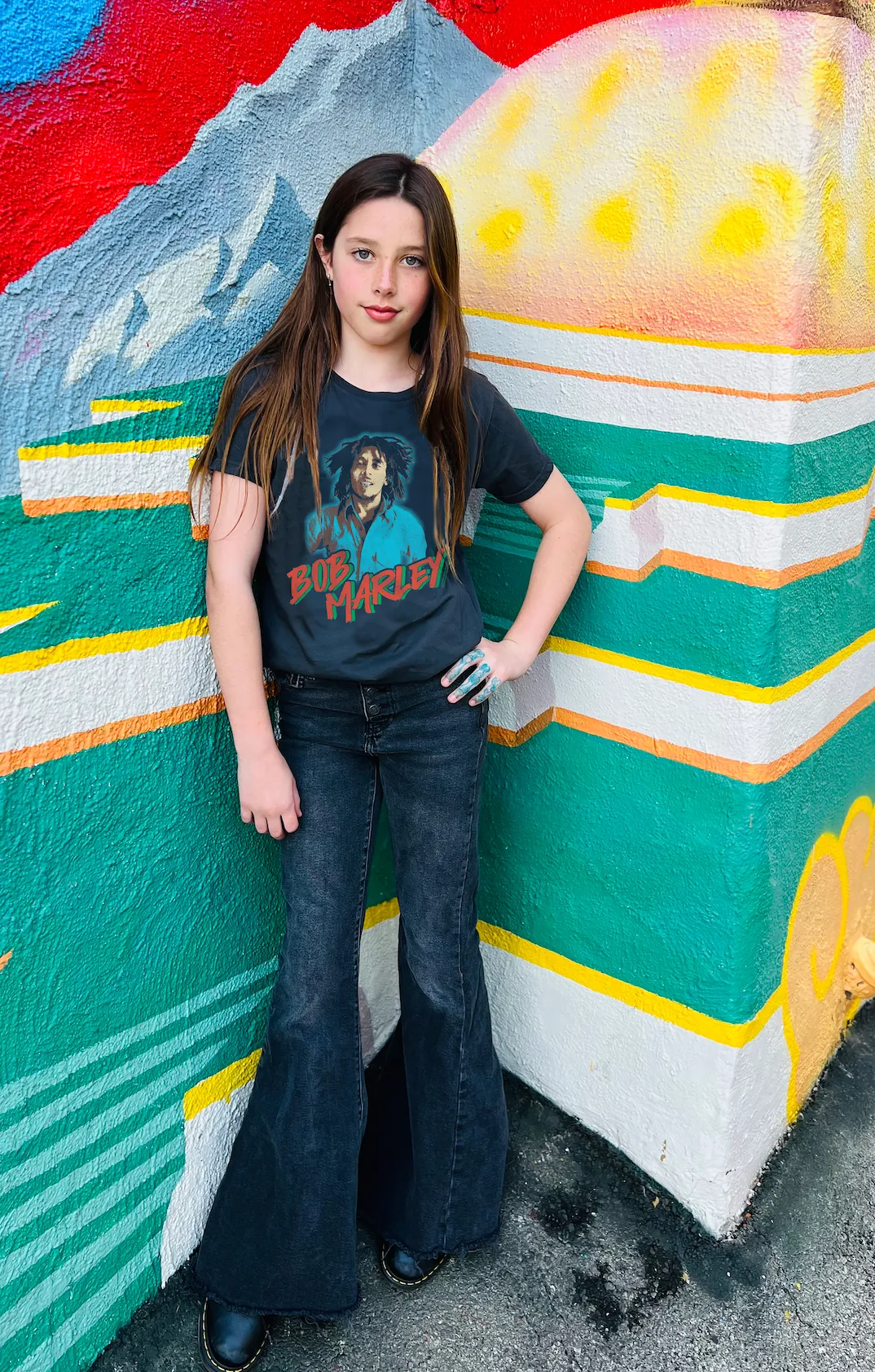 Bob Marley Black Organic Tee