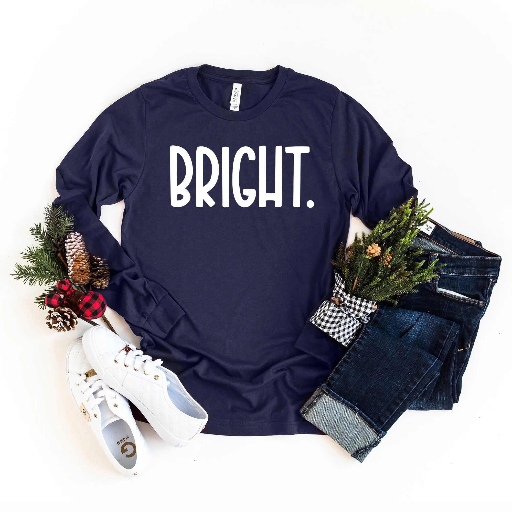 Bright Bold | Long Sleeve Crew Neck