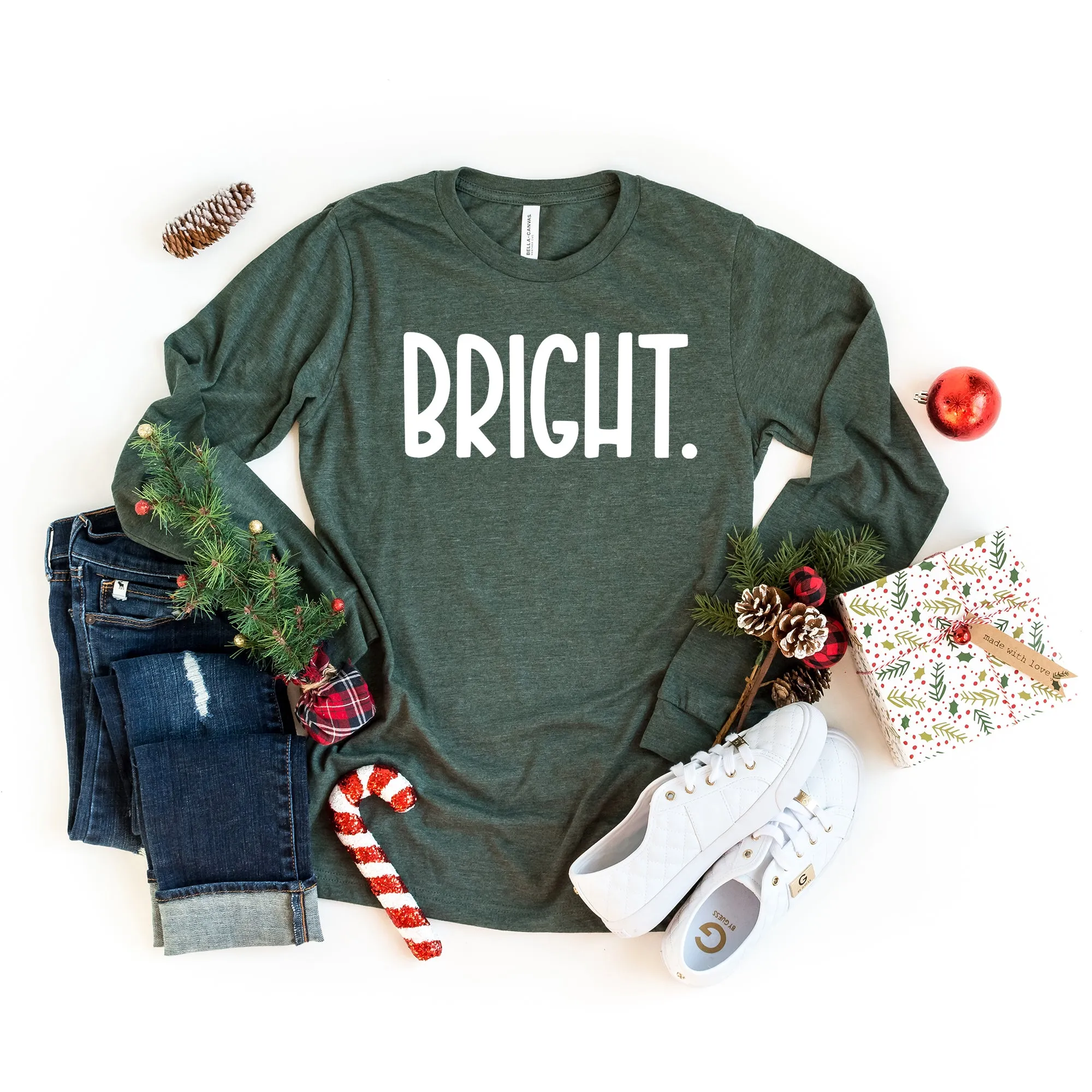 Bright Bold | Long Sleeve Crew Neck