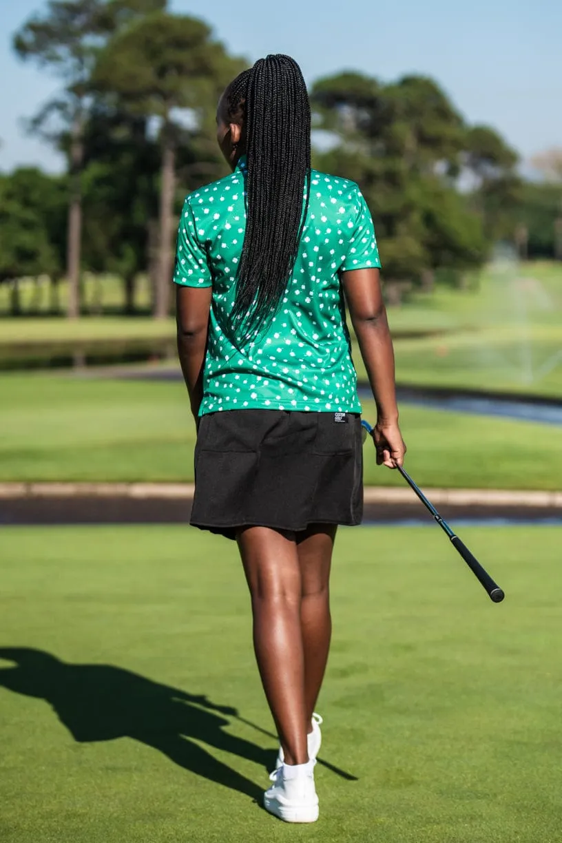 CA Ladies Funky Golf Shirt | Luck Of The Irish