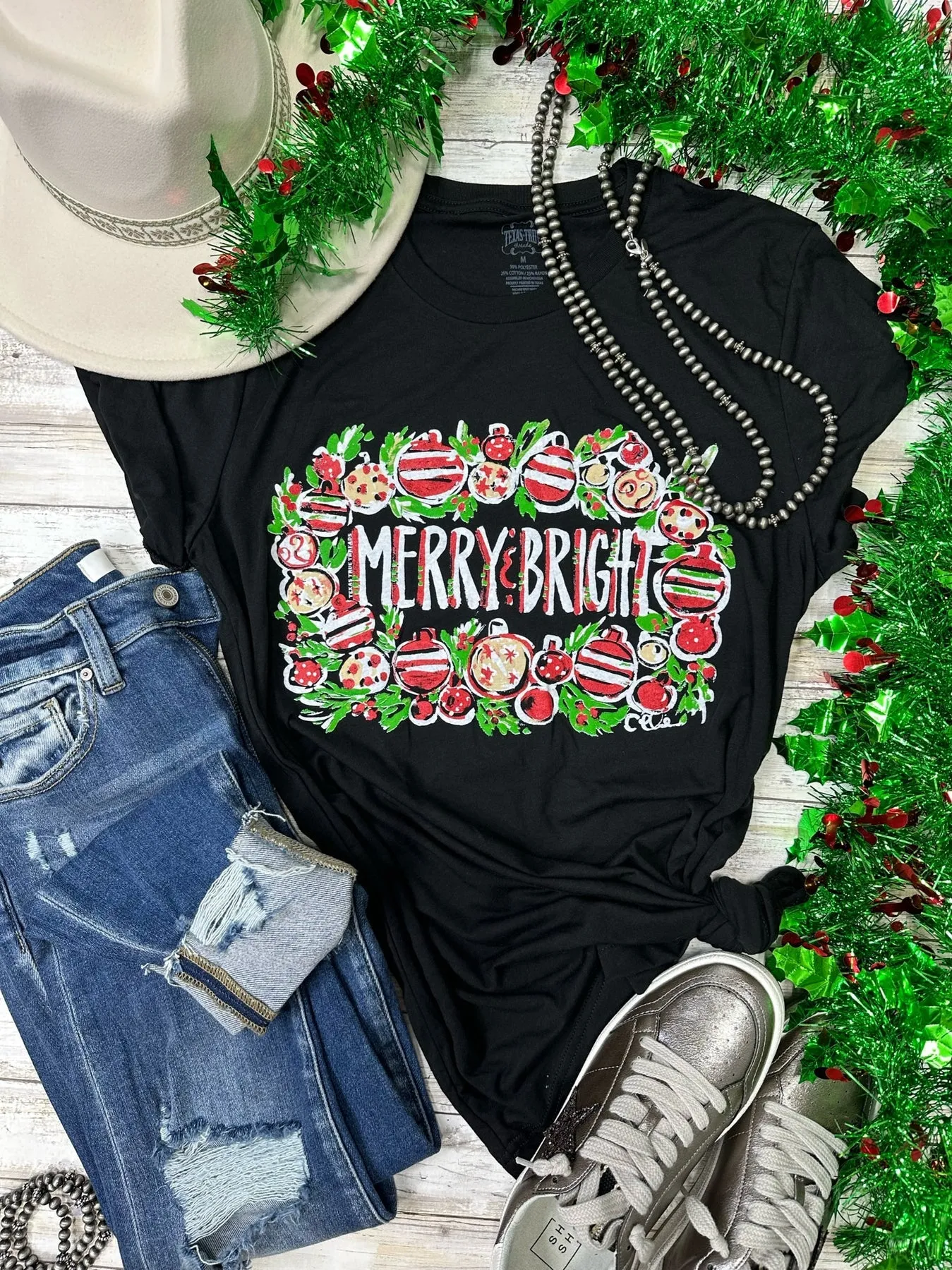 Callie Ann Stelter Merry & Bright Tee