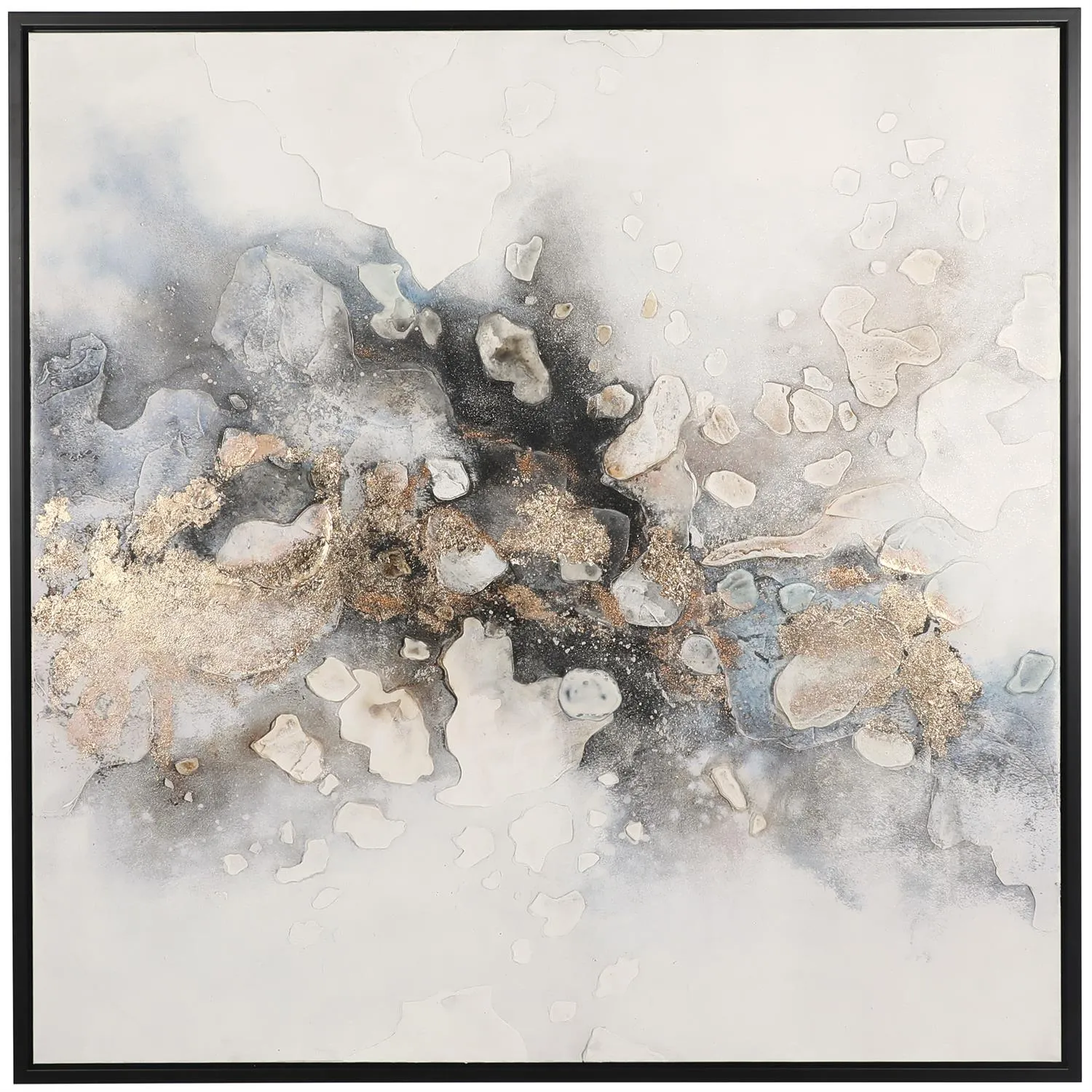 Canvas Art - Multi Colored Abstract Wall Art Decor