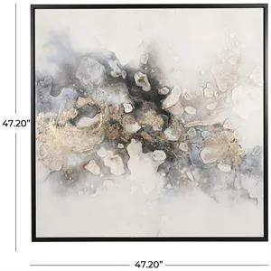 Canvas Art - Multi Colored Abstract Wall Art Decor