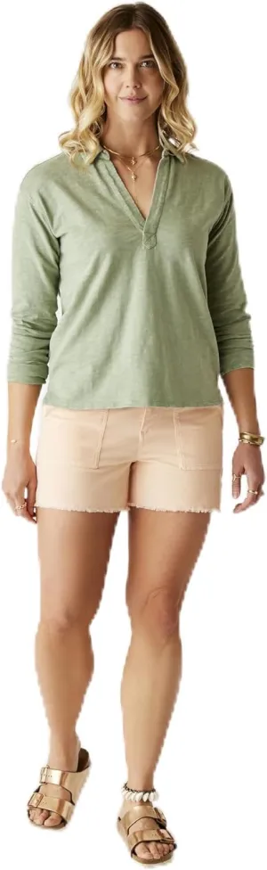 Carve Designs Women's Mara Slub Polo