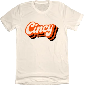 Cincy Retro Orange & Black