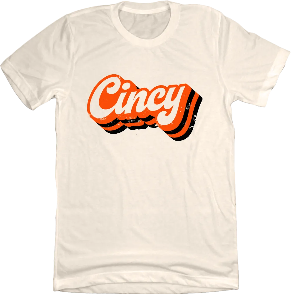 Cincy Retro Orange & Black