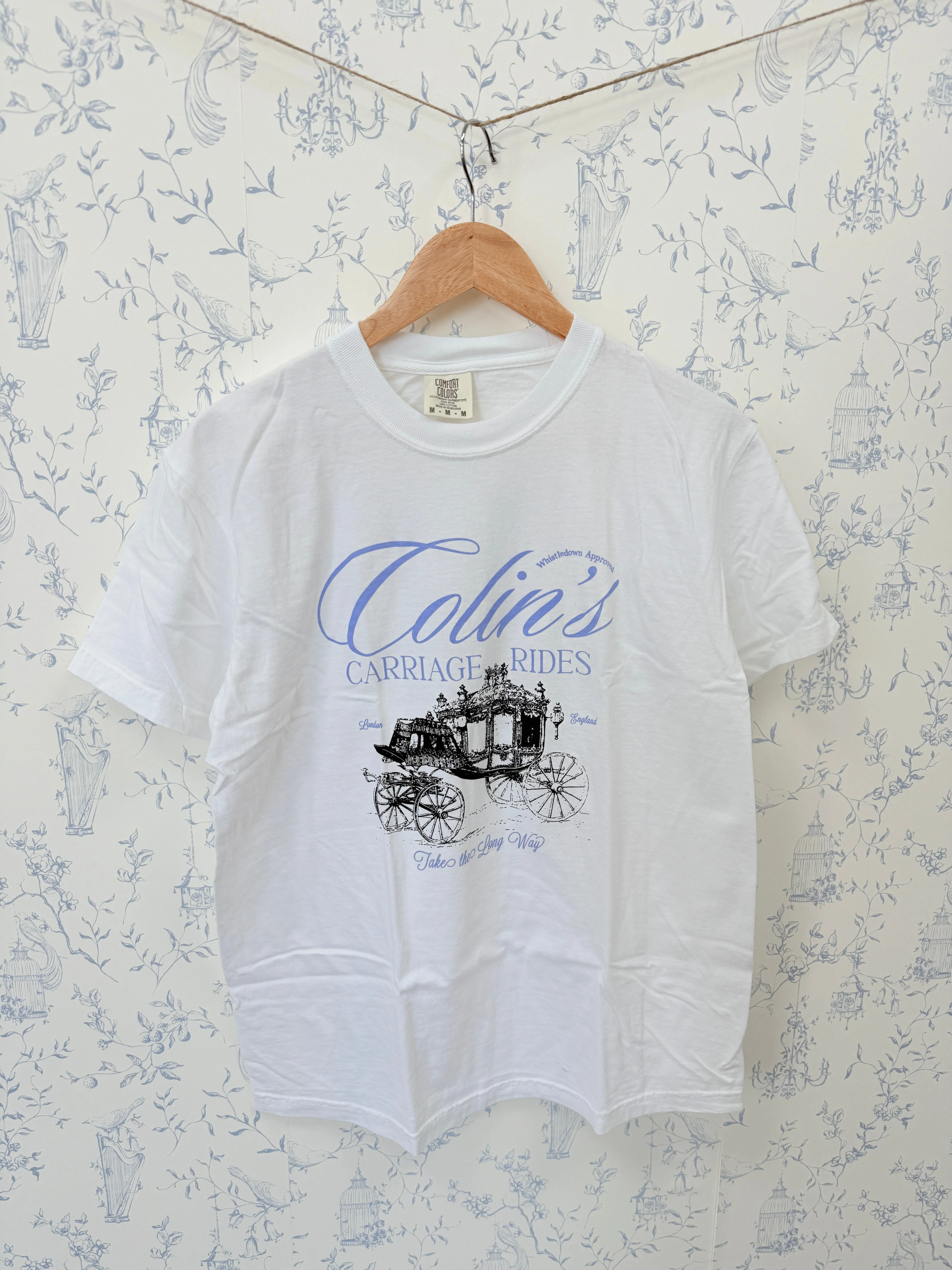 Colins Carriage Rides Garment Dyed Tee
