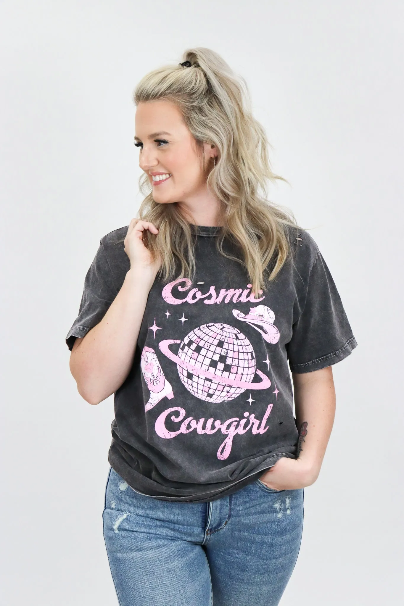 Cosmic Cowgirl Graphic Tee