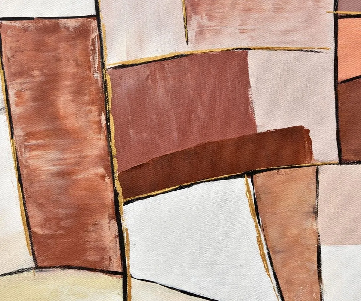Cubist Sands I Oil Painting