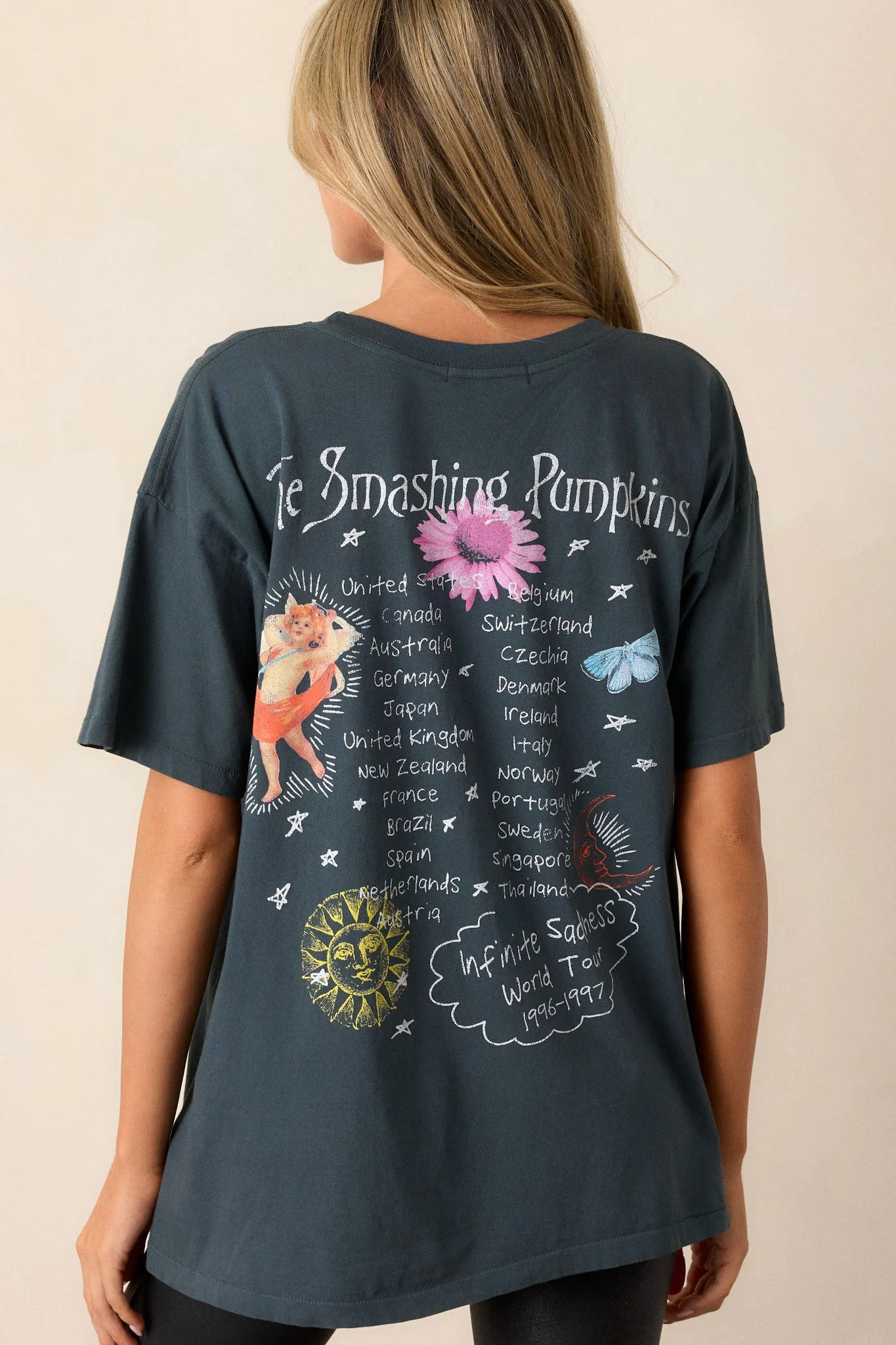 Daydreamer Smashing Pumpkins Infinite Sadness Black Merch Tee