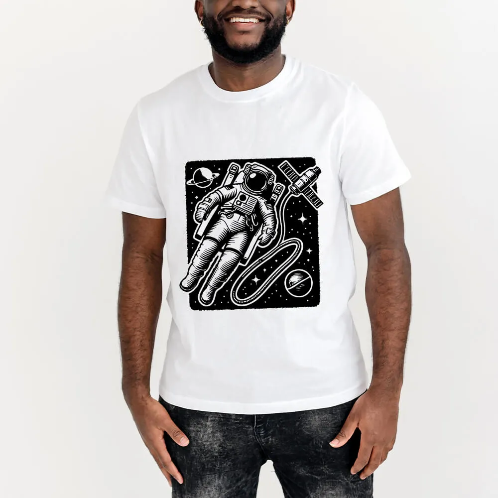 Floating Astronaut DTF Transfer