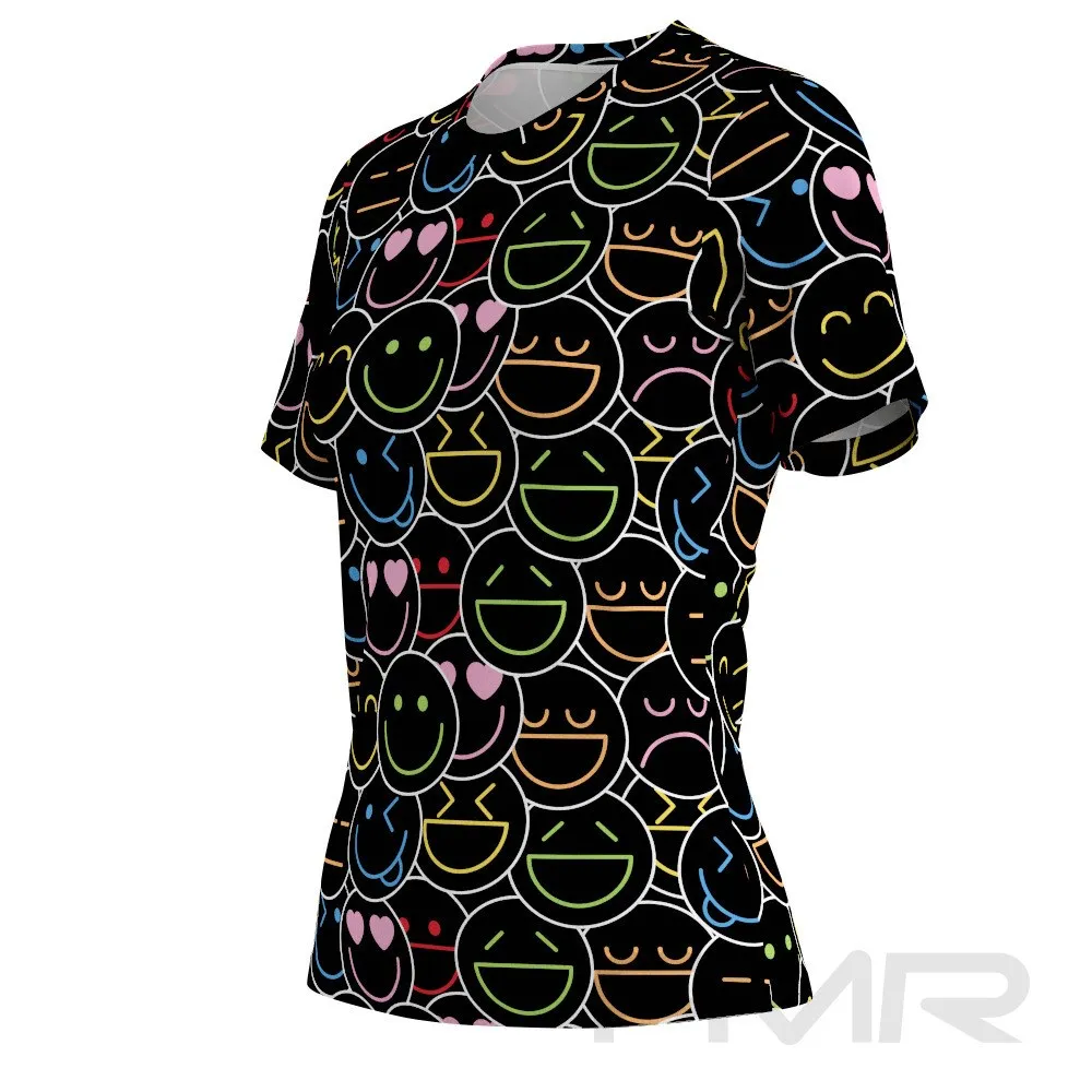 FMR Emoji Print Women's Short Sleeve T-Shirt