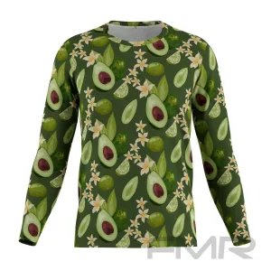 FMR Men's Avocado Long Sleeve Running Shirt