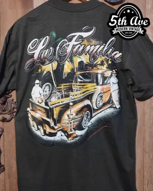 For Familia - Rollin hard lowrider low rider car culture t shirt