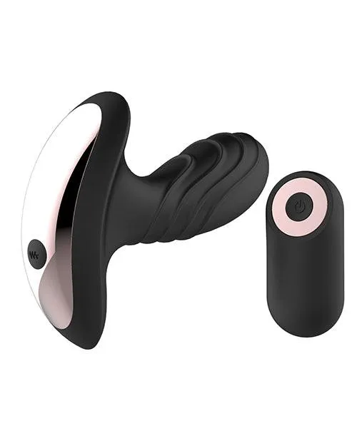 Gender Fluid Buzz Anal Vibe W-remote - Black