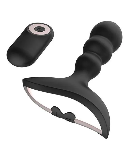 Gender Fluid Shake Anal Vibe W-remote - Black