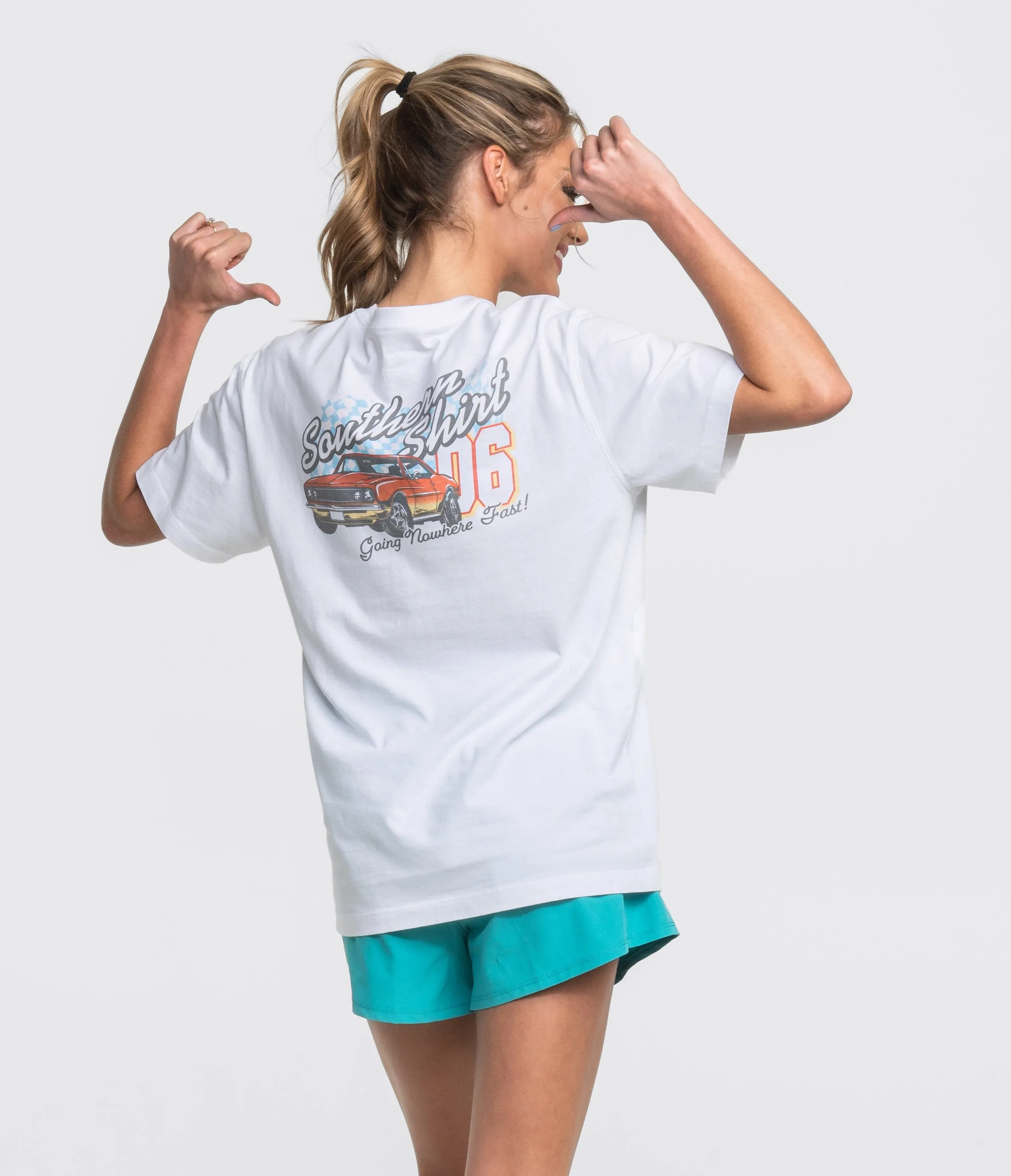 Going Nowhere Tee SS - Bright White