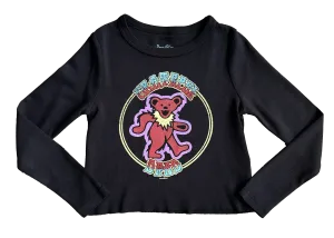 Grateful Dead Bear Black Fitted LS