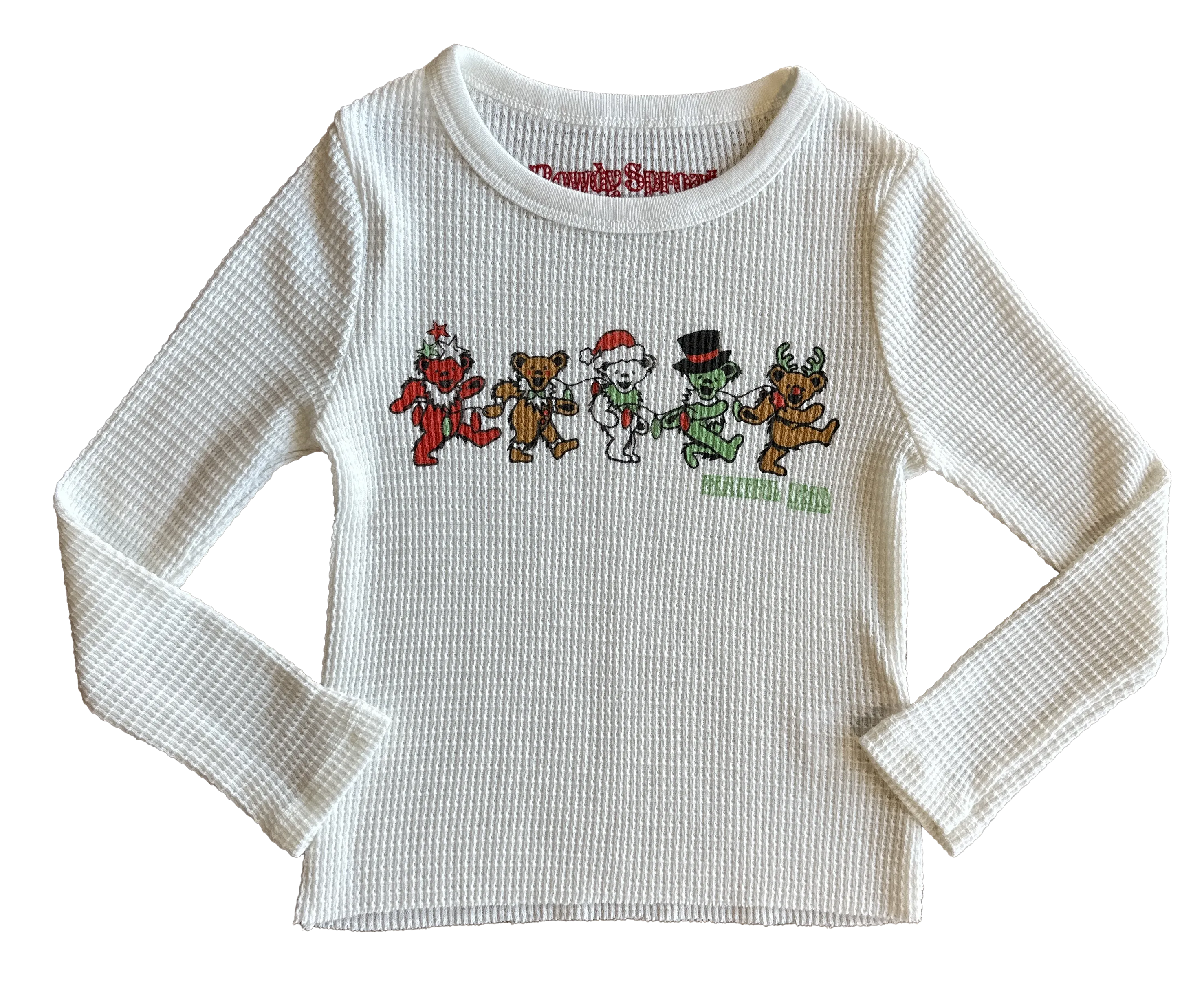 Grateful Dead Holiday Bears Girlie Thermal