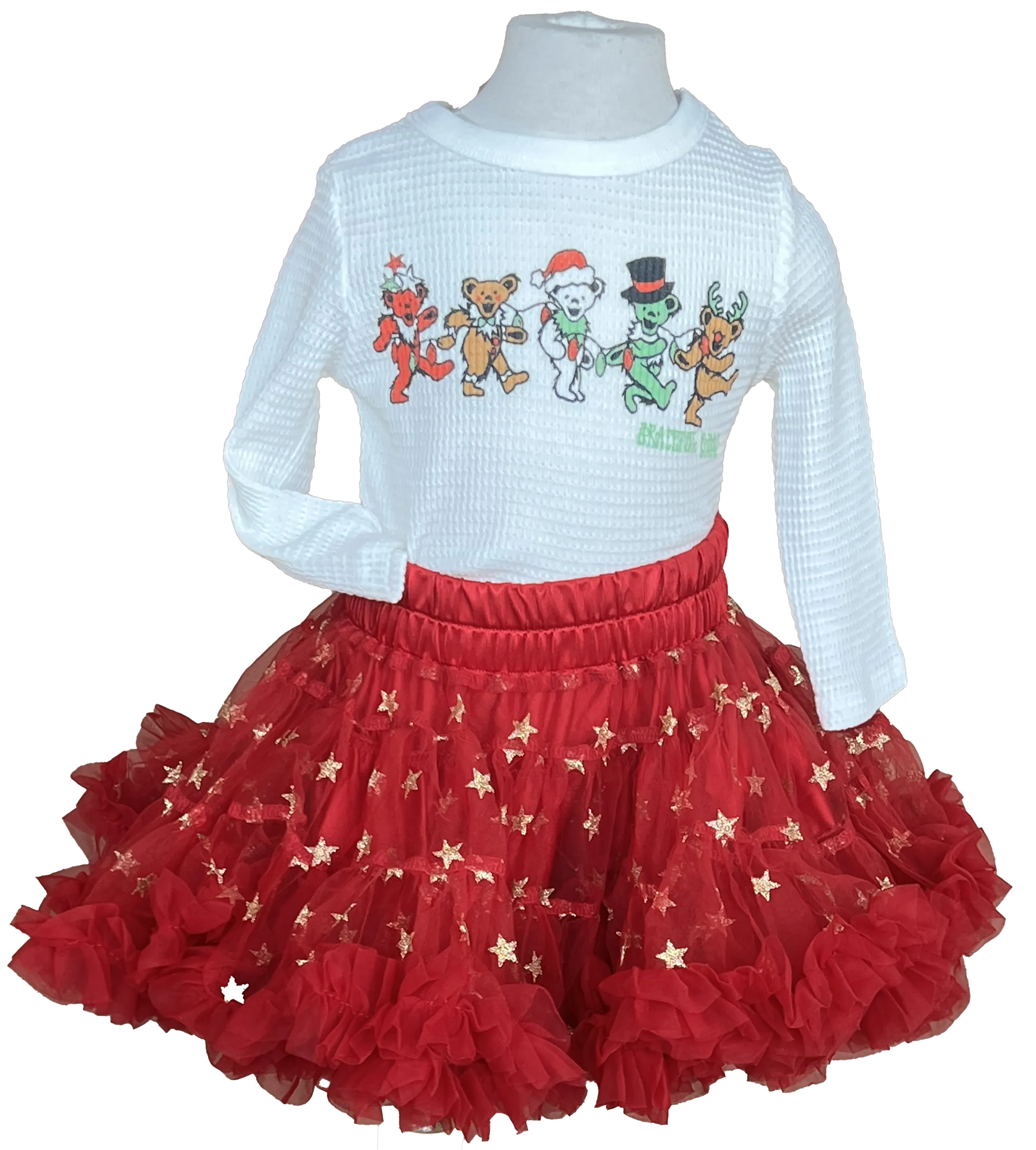 Grateful Dead Holiday Bears Girlie Thermal