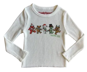 Grateful Dead Holiday Bears Girlie Thermal